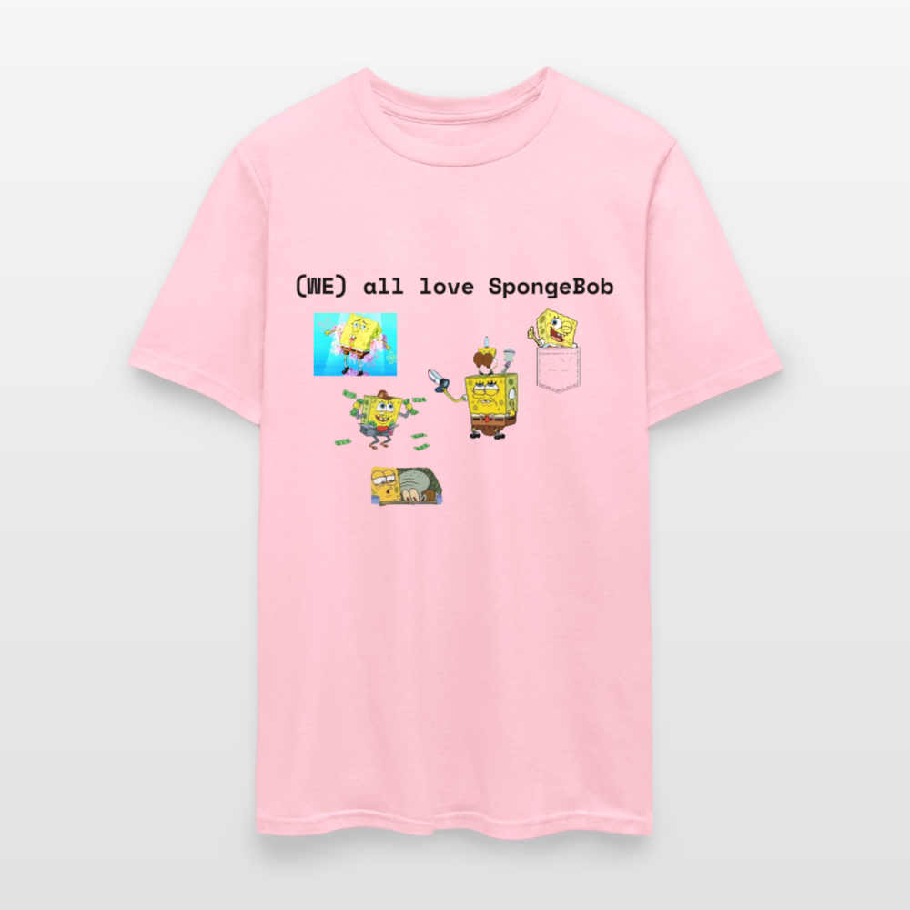 Men's T-Shirt with Spongebob | GILDAN 5000 - pink