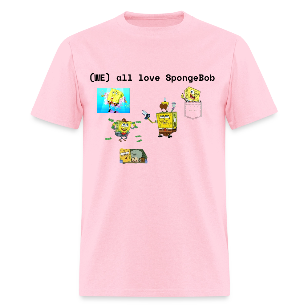 Men's T-Shirt with Spongebob | GILDAN 5000 - pink