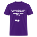Men's Quote T-Shirt - purple